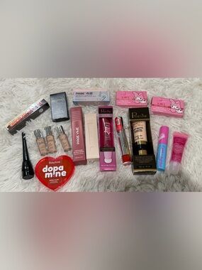 17 Items PageVine Liquid Lipstick & Ruby Rose Dopamine Cheek Tint Bundle